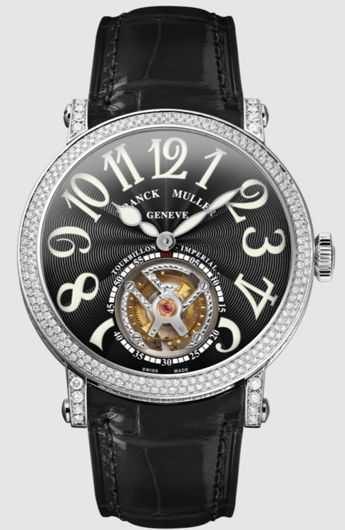 FRANCK MULLER Round Classic Elegance Tourbillon 7008 T D White Gold with diamonds Replica Watch